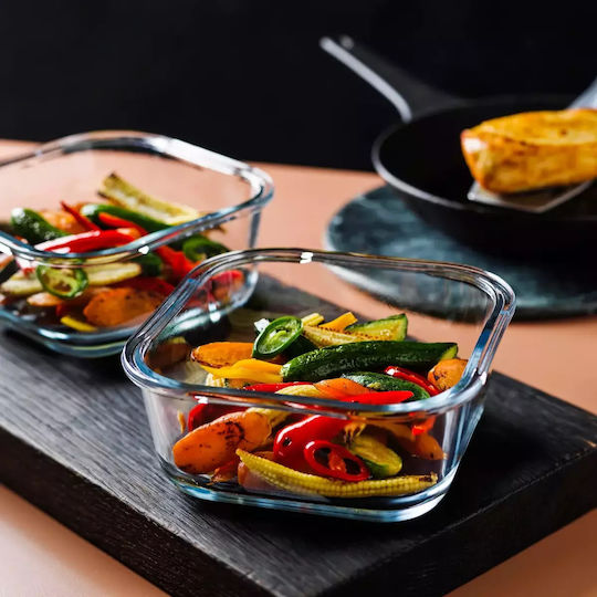 Uniglass Lunchbox Glas Transparent 1100ml 1Stück