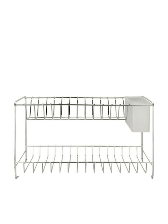 Viosarp Metallisches Silber Spülbeckenablauf 40x24x24cm
