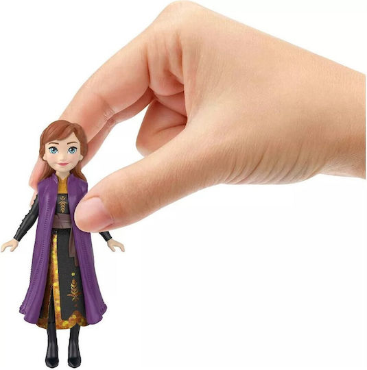 Mattel Disney Princess Frozen Anna Small Doll Black Dress for Ages 3+ 9cm Miscellaneous Designs