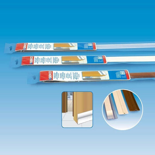 Viosarp Stafflex Jumbo Rod Draft Stopper Door with Brush in White Color