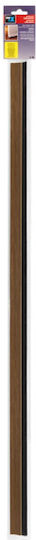 Inofix Rod Draft Stopper Door with Brush in Brown Color 1m