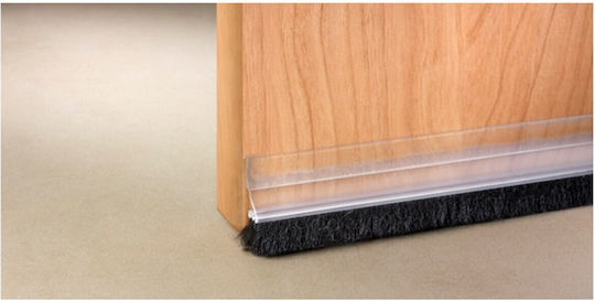 Inofix Rod Draft Stopper Door with Brush in Brown Color 1m