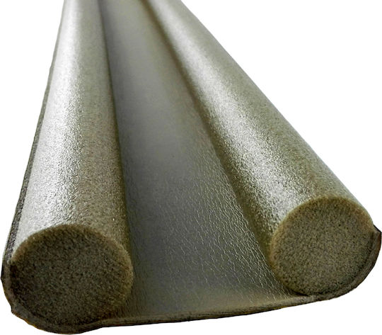 Home & Camp Schaumstoff Doppelter Zugluftstopper Tür in Braun Farbe 95mx6cm HCDS 3097