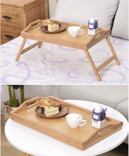 Holz Rechteckig Serviertablett in Braun Farbe 73x31x21cm ΑΤ0025052 1Stück