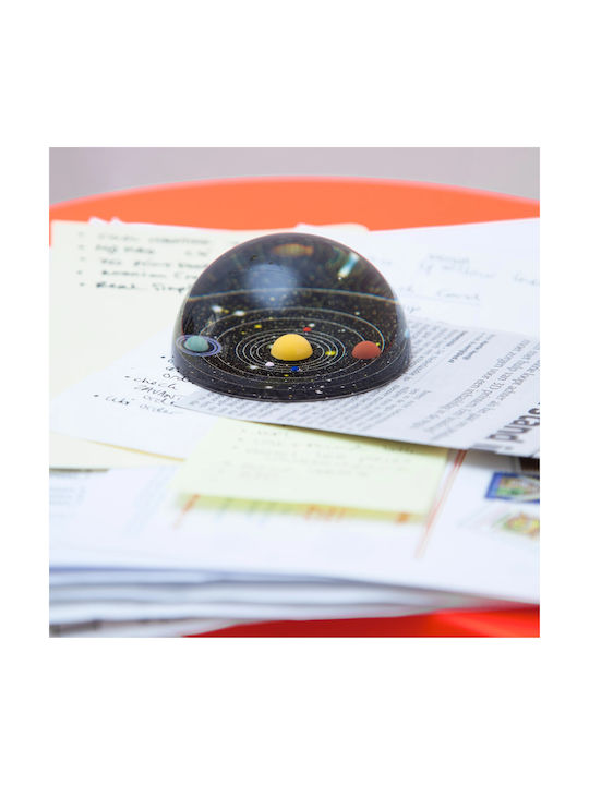 Kikkerland Planetarium Press Papier for Office Decoration from Glass 8x8cm in Black color