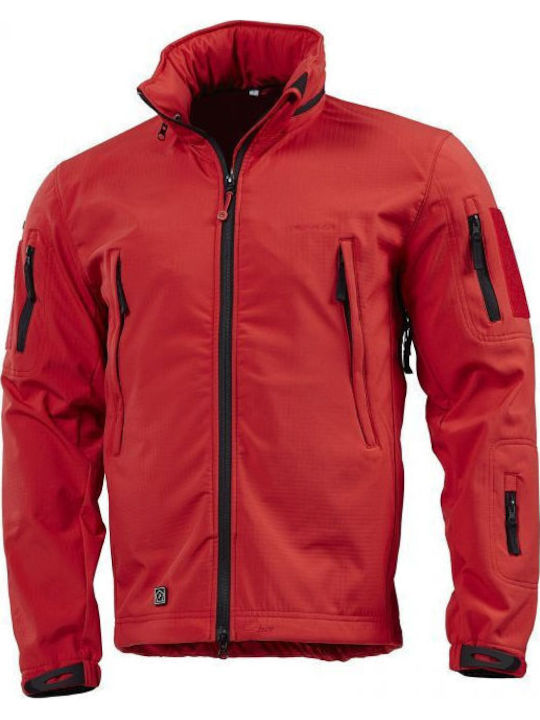 Pentagon Artaxes Jagdjacke Softshell Rot