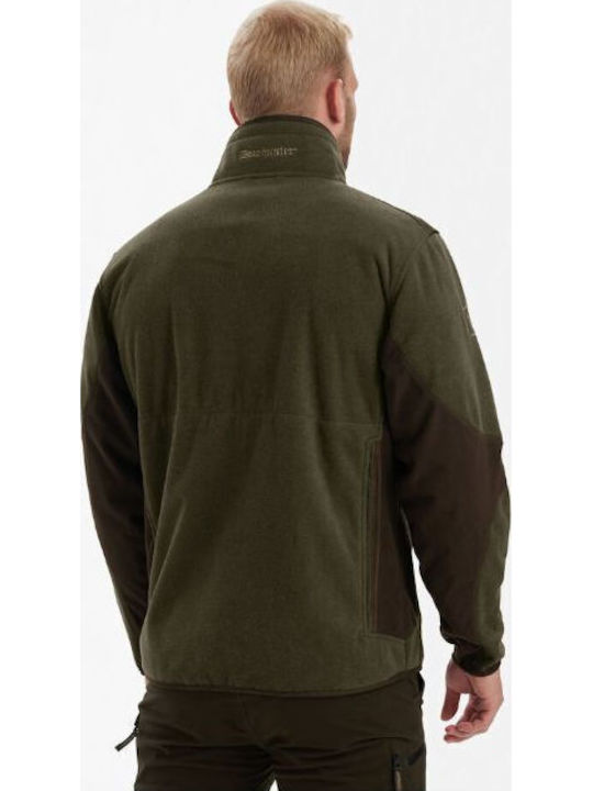 Deerhunter Gamekeeper Hunting Cardigan Fleece Khaki