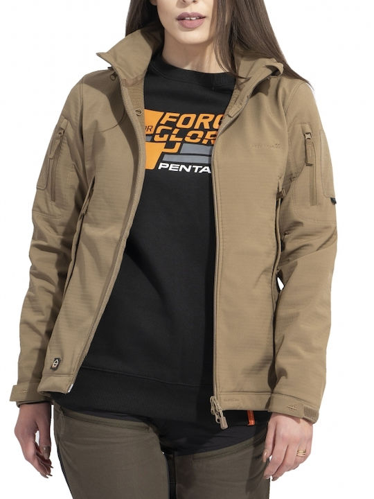 Pentagon Artaxes Jagdjacke Softshell Coyote