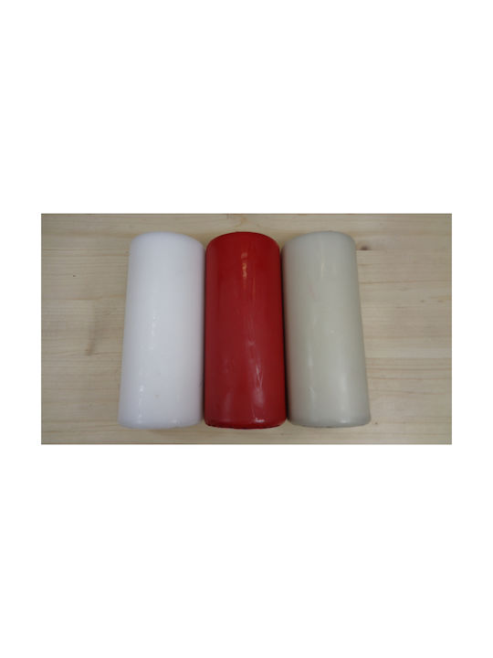 Candle Column 14x6cm A17641r Gray