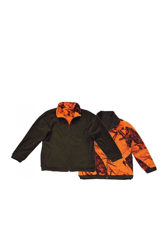 Univers Κυνηγετική Ζακέτα Διπλής Όψης Fleece Χακί