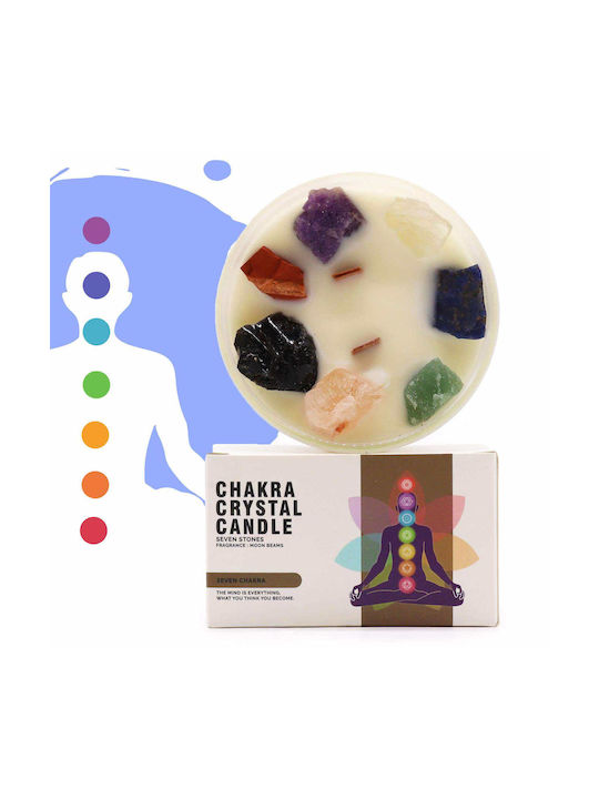 Αρωματικό Κερί Chakra Crystal Candle Heart Chakra 360g