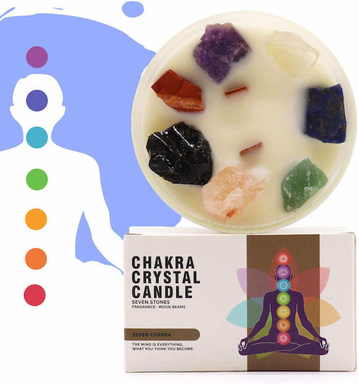 Aromatice Lumânare Chakra Crystal Candle Inimii Chakra 360g