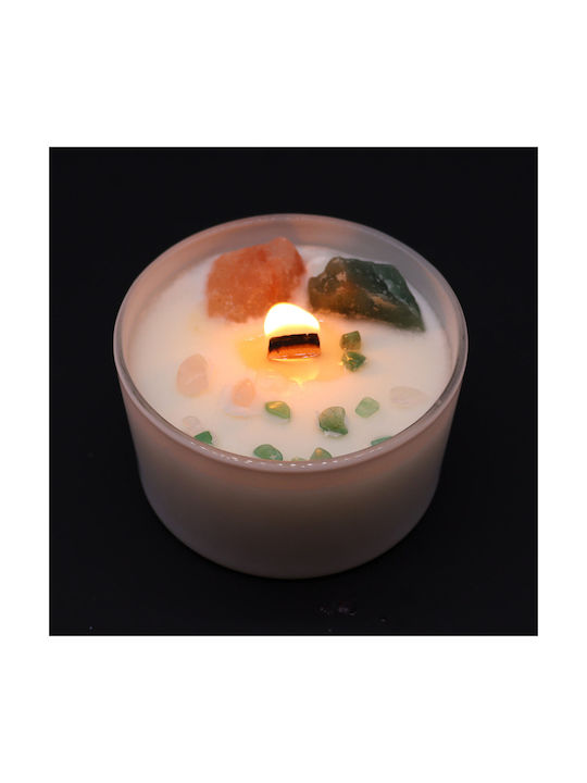 Αρωματικό Κερί Chakra Crystal Candle Heart Chakra 360g