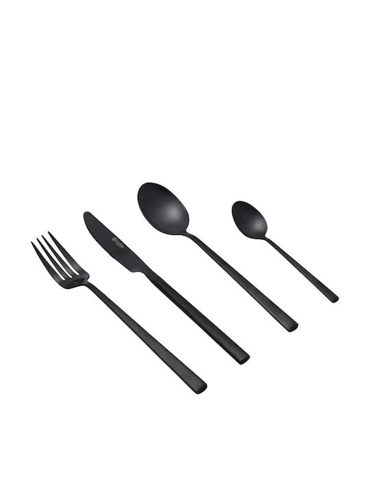 Estia Cutlery Set Stainless Black 24pcs