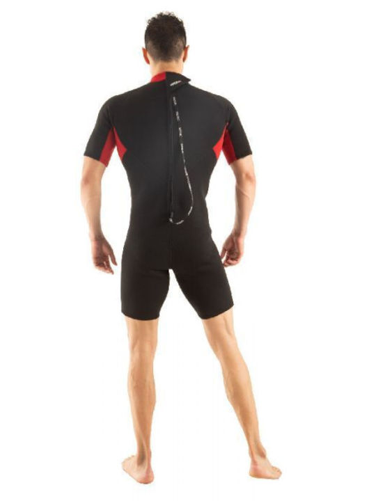 Seac Relax Monoshorts Wetsuit with Zip Black / Red 2.2mm