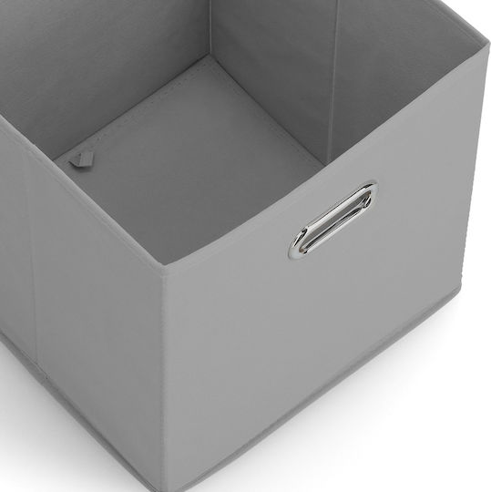 Zeller Aufbewahrungskorb Stoff Gray 32x32x32cm 1Stück