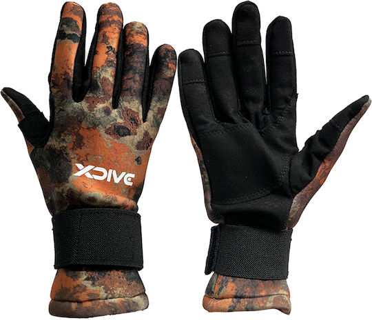 XDive Amara Γάντια Κατάδυσης Γάντια Κατάδυσης Από Neoprene Camo 2mm 2mm