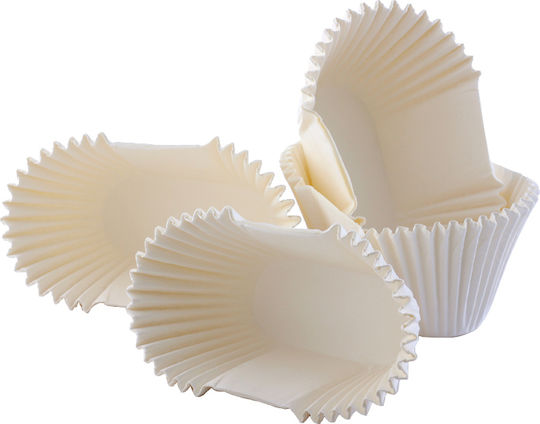 Oval Caramel Papers for Cupcakes Paper 8.5x3.5cm 80pcs