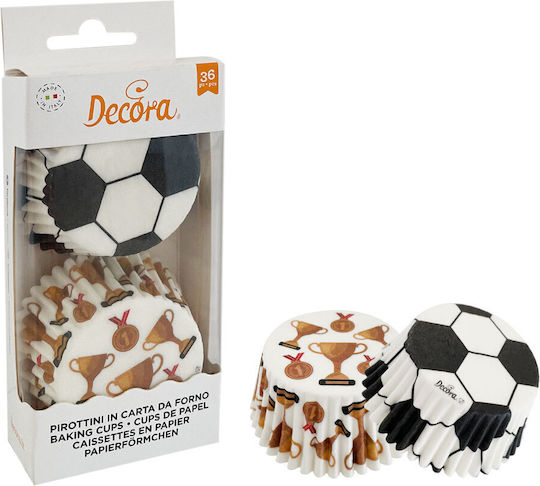 Decora Caramel Papers for Cupcakes Paper 5x5cm 36pcs