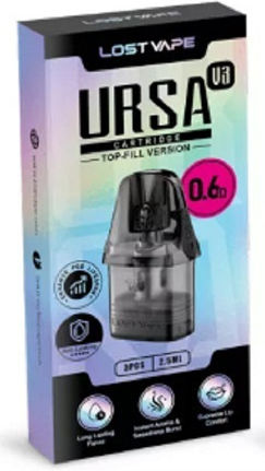 Lost Vape Ursa Nano 3τμχ Ανταλλακτικά Ηλεκτρονικού Τσιγάρου 2.5ml