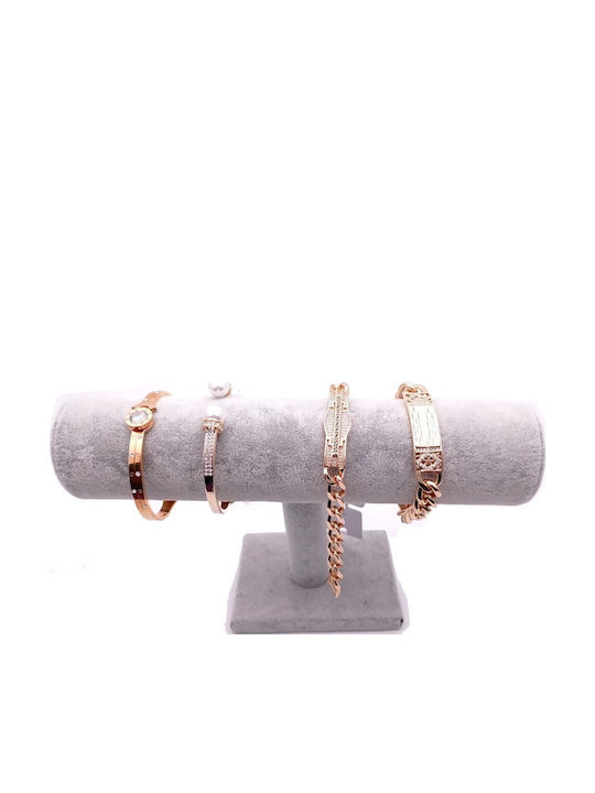 Stand Bază Pentru Scrunchies și Brățări Gri