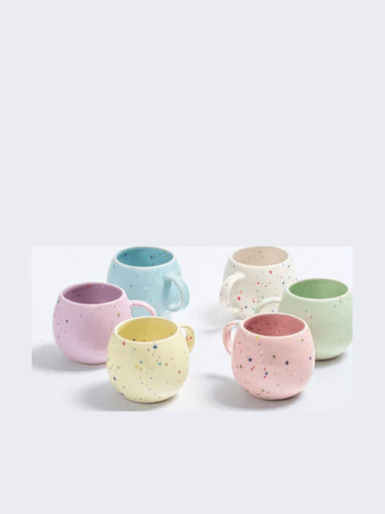 Egg Back Home Set of Cups Cappuccino Ceramic Brown 250ml 6pcs