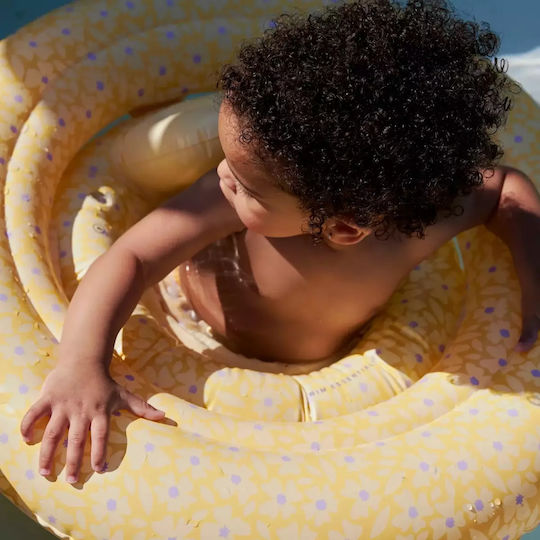 Swim Essentials Float ⌀69cm Babies 0-1 Years "Yellow Flowers"