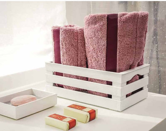 Bama Италия Тела За Многократна Употреба 25x16x10см Пластмасов Дървесен Вид Крем Тина Касетина