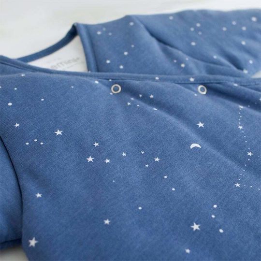 Bemini Winter Sleeping Bag with Feet Magic Bag 3 Tog Blue with Detachable Sleeves