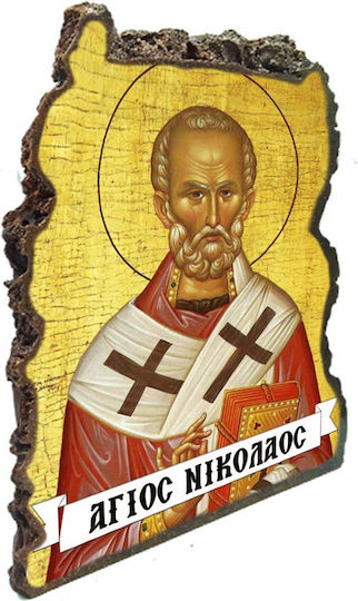 Saint Nicholas Icon – Table Artificial Stone 20cm