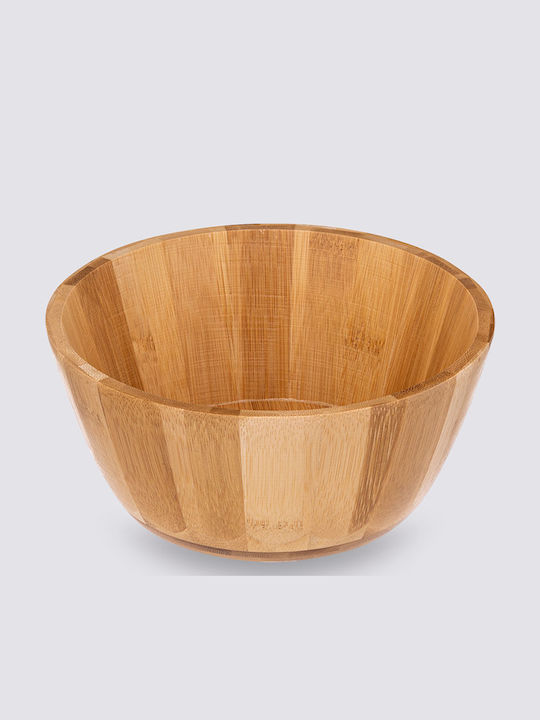 5Five Σαλατιέρα Ξύλινη Καφέ 19x19x8cm
