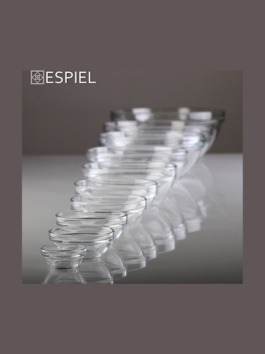 Espiel Chef Σαλατιέρα Γυάλινη Διάφανη 30x30x12.6cm