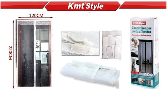 Plasă De Țânțari Pentru Ușă Cu Scai Cu Închidere Magnetică 220x150cm Plasă De Țânțari Pentru Ușă Cu Scai Cu Închidere Magnetică 220x150cm