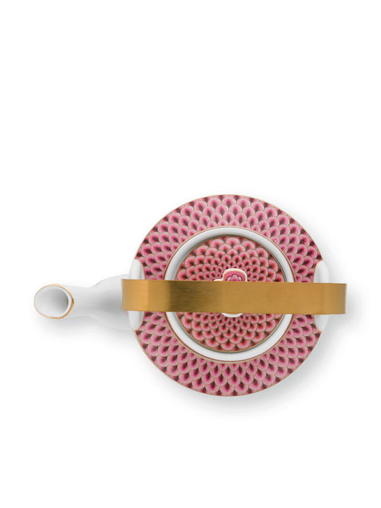 PiP Studio Flower Festival Τσαγιέρα Ροζ 1000ml