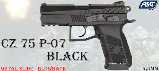 Asg Αερο Pistole CO2 CZ 75 P-07 Duty Blowback