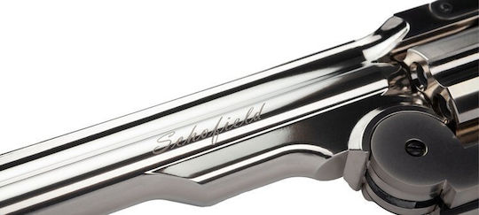 Asg Αεροβόλο Πιστόλι CO2 Schofield Nickel Μεταλλικό 4.5mm