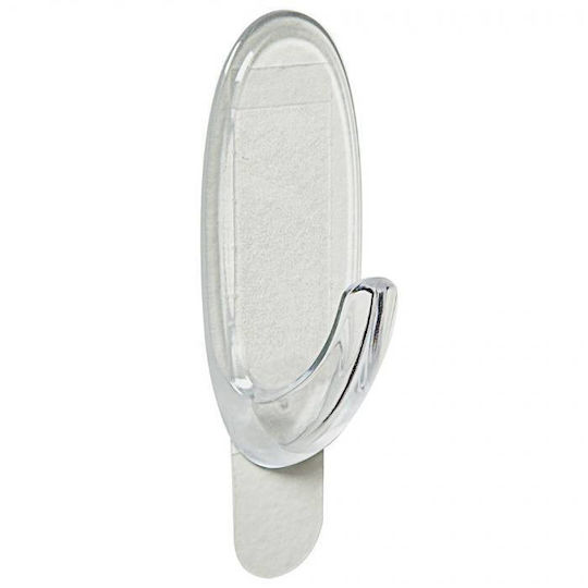 3M Command Plastic Hanger Kitchen Hook with Sticker Transparent 2pcs 17091AW