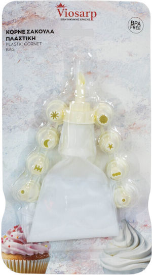 Viosarp Viosarp Pastry Bags Silicone Set 30cm 9 Pieces