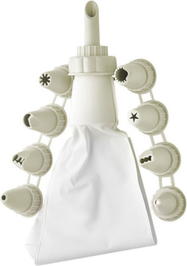 Viosarp Viosarp Pastry Bags Silicone Set 30cm 9 Pieces