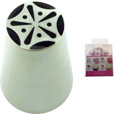 AGC Metallische Düse für Spritzbeutel Magnolia 1,5cm 6 Stücke 00101397-5 AGC Metallische Düse für Spritzbeutel Magnolia 1,5cm 6 Stücke 00101397-5