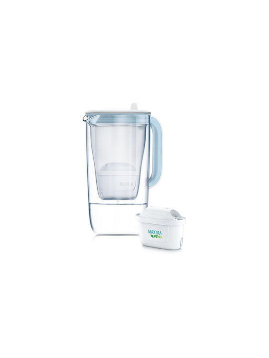 Brita Maxtra Glass Serving Jug White with Filter 2500ml