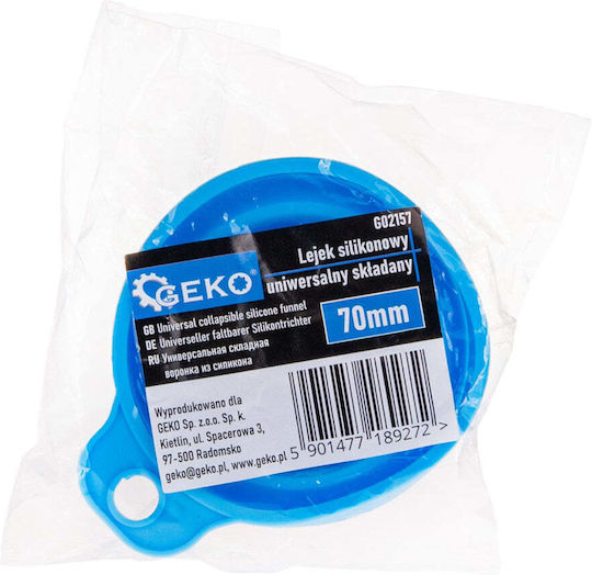 Universal Collapsible Silicone Funnel 70 Mm Geko G02157
