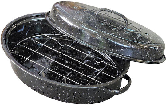 Homestyle Dutch Oven Oval mit Grillrost 36x26cm 2Stück