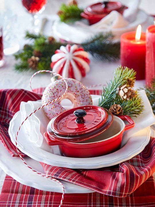 Butlers C'est Si Bon Dutch Oven Round Ceramic Red 14.5x7.5cm 1pcs