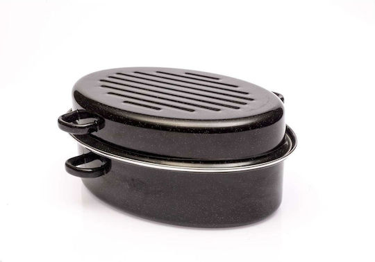 Max Home Oală Ovală din Aluminiu 38x38cm 1buc