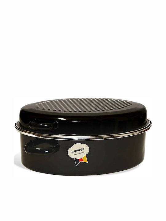 Gruppe Antic Oval Dutch Oven Made of Aluminum 38x27cm 8lt
