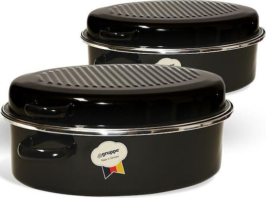 Gruppe Antic Oval Dutch Oven Made of Aluminum 38x27cm 8lt