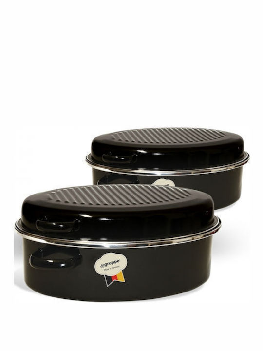 Gruppe Antic Oval Dutch Oven Made of Aluminum 42x31cm 10lt