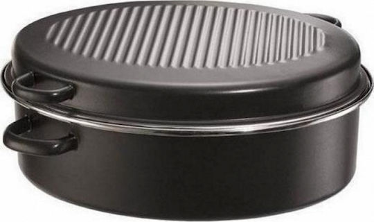 Gruppe Antic Niederländische Ofen Oval aus Aluminium 42x31cm 10lt