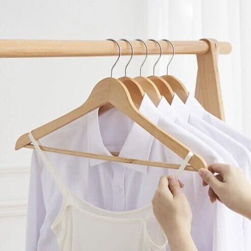 Ruhhy Clothes Hanger Brown 10pcs